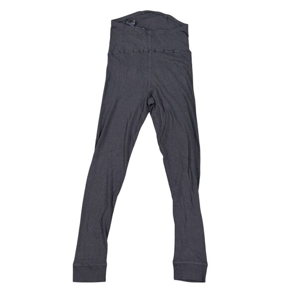 H&M Mama Maternity Leggings Medium Charcoal Gray Cotton Viscose Blend - Picture 2 of 15